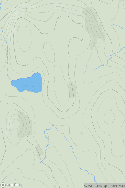Thumbnail image for Black Hill [Loch Fyne to Bute and the Firth of Clyde] showing contour plot for surrounding peak